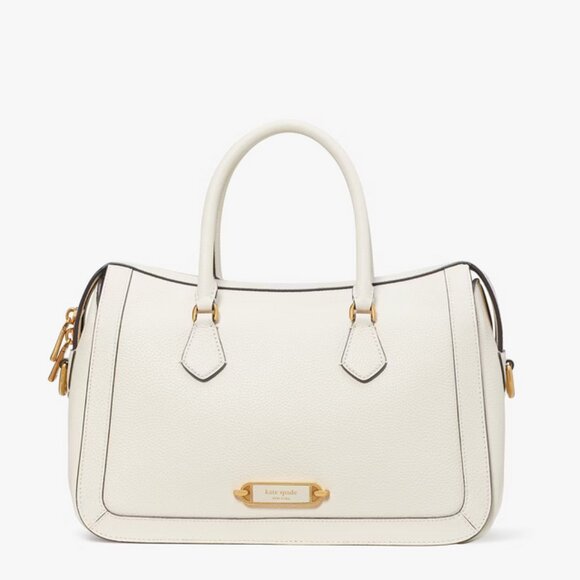Kate Spade Gramercy Medium Satchel Crossbody - Halo White
